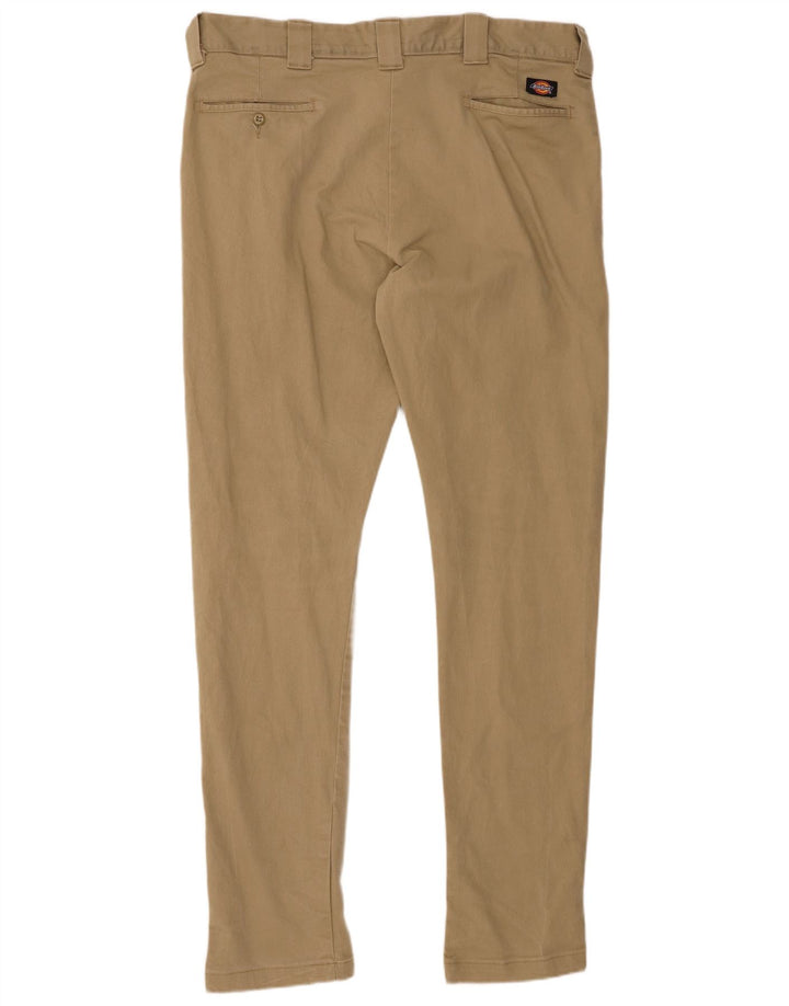 DICKIES Pantaloni chino slim skinny pentru bărbați L38 L34 bumbac bej