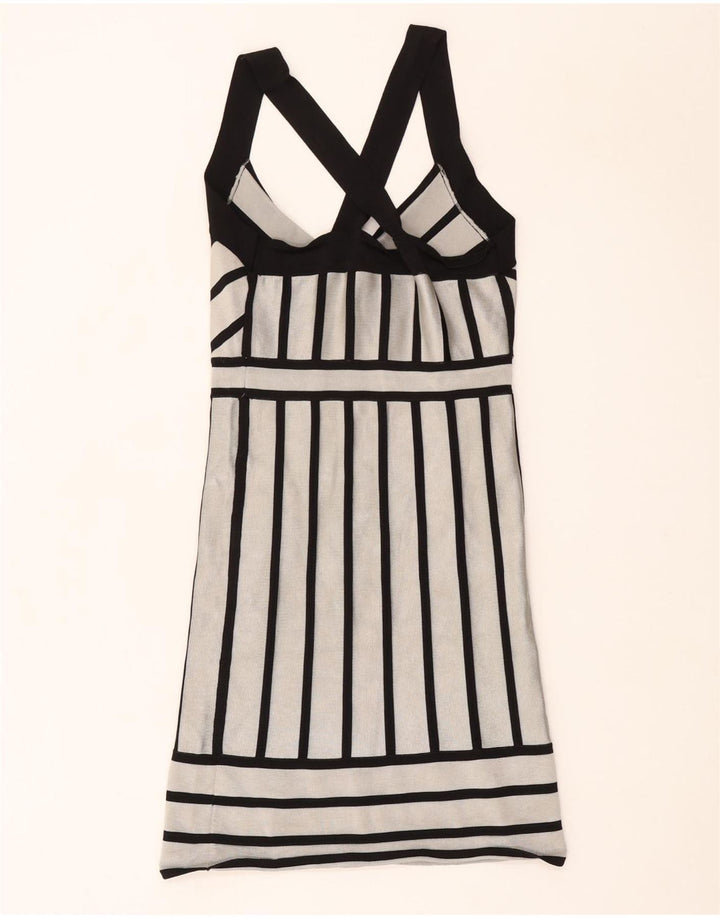 Rochie bodycon pentru femei French Connection UK 12 Medium White Striped