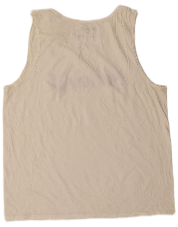 Vesta grafică pentru bărbați HURLEY XL, bumbac alb