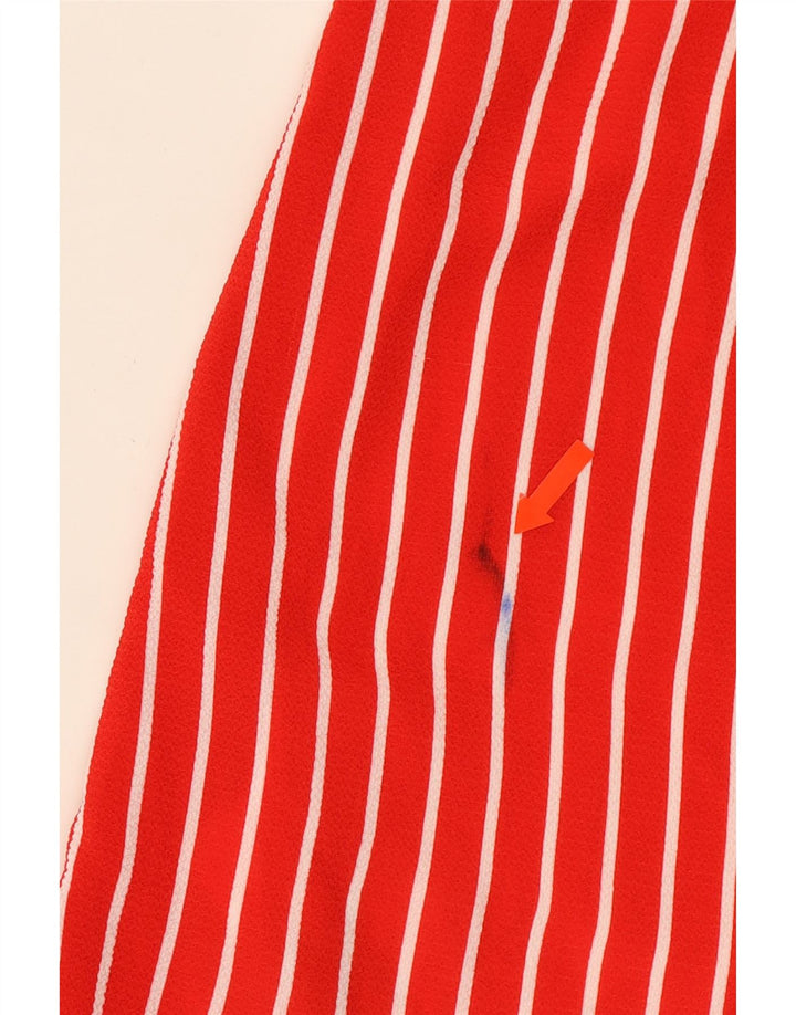 TOMMY HILFIGER Girls Sundress 11-12 Years Red Striped Polyester Vintage Tommy Hilfiger and Second-Hand Tommy Hilfiger from Messina Hembry 