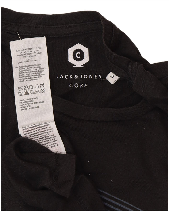 Tricou Jack & Jones pentru bărbați XL bumbac negru