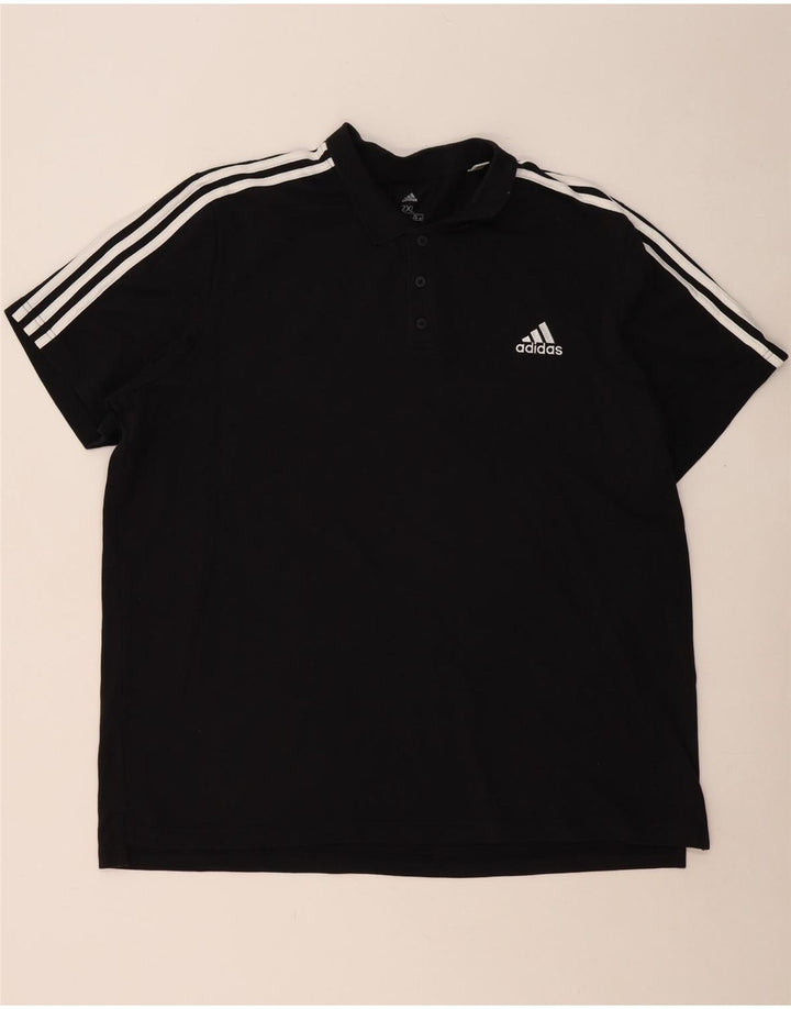 Tricou polo pentru bărbați ADIDAS 2XL negru