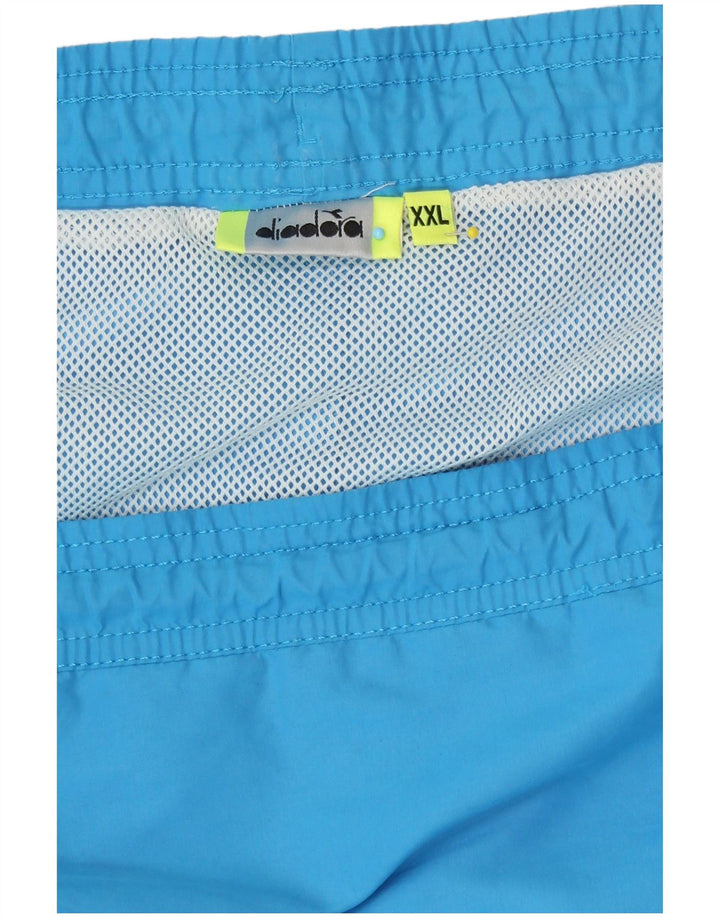 Pantaloni scurți de înot Diadora pentru bărbați 2XL, albastru, poliester color bloc