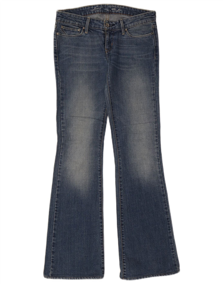 Blugi pentru femei LEVI'S Slight Curve Bootcut W26 L32 Bumbac albastru