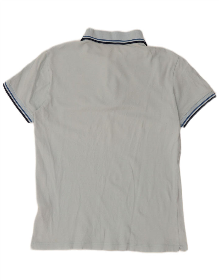 FRED PERRY Tricou polo pentru bărbați, ușor și elastic, din bumbac albastru mic
