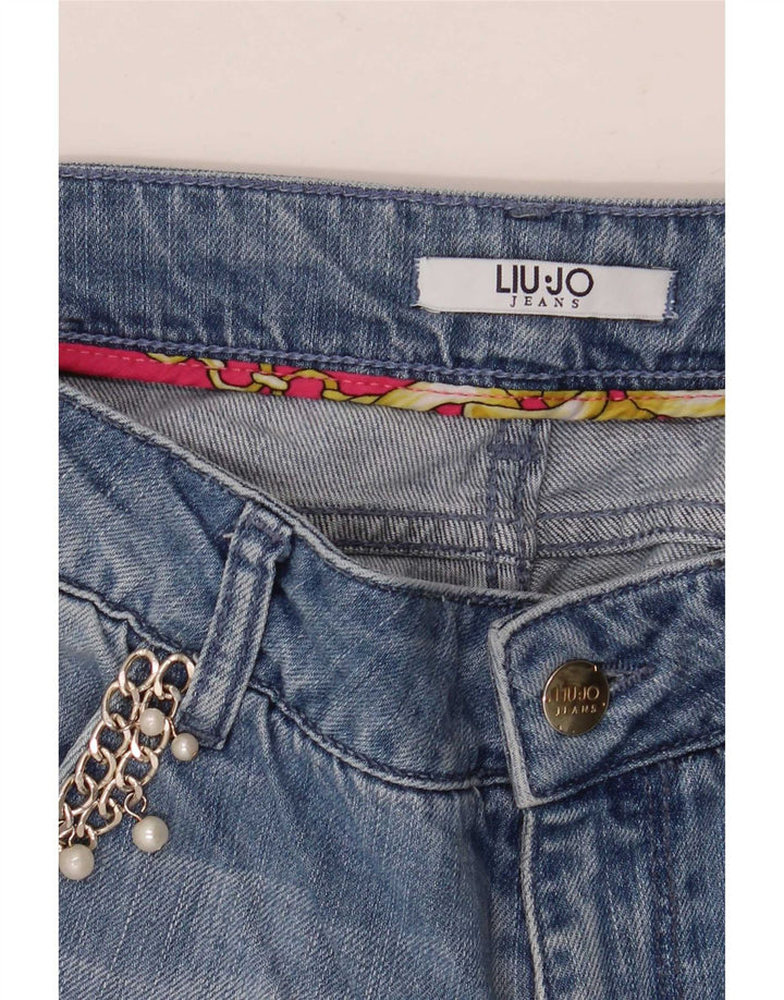 Blugi slim pentru femei Liu Jo W32 L30 albastru