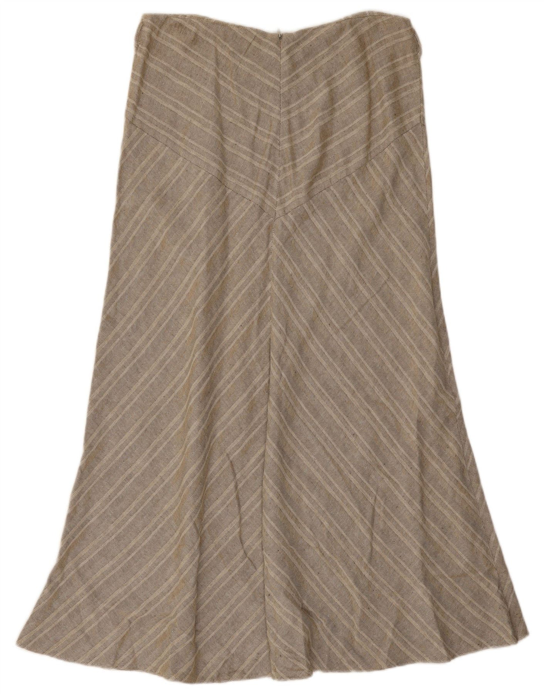Fusta Maxi pentru femei Marks & Spencer UK 14 Large W32 Grey Herringbone Bumbac