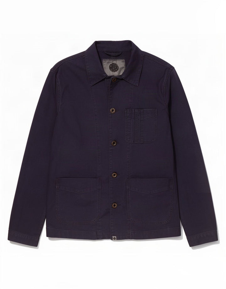Jachetă utilitare Pretty Green pentru bărbați UK 40 mare bumbac bleumarin