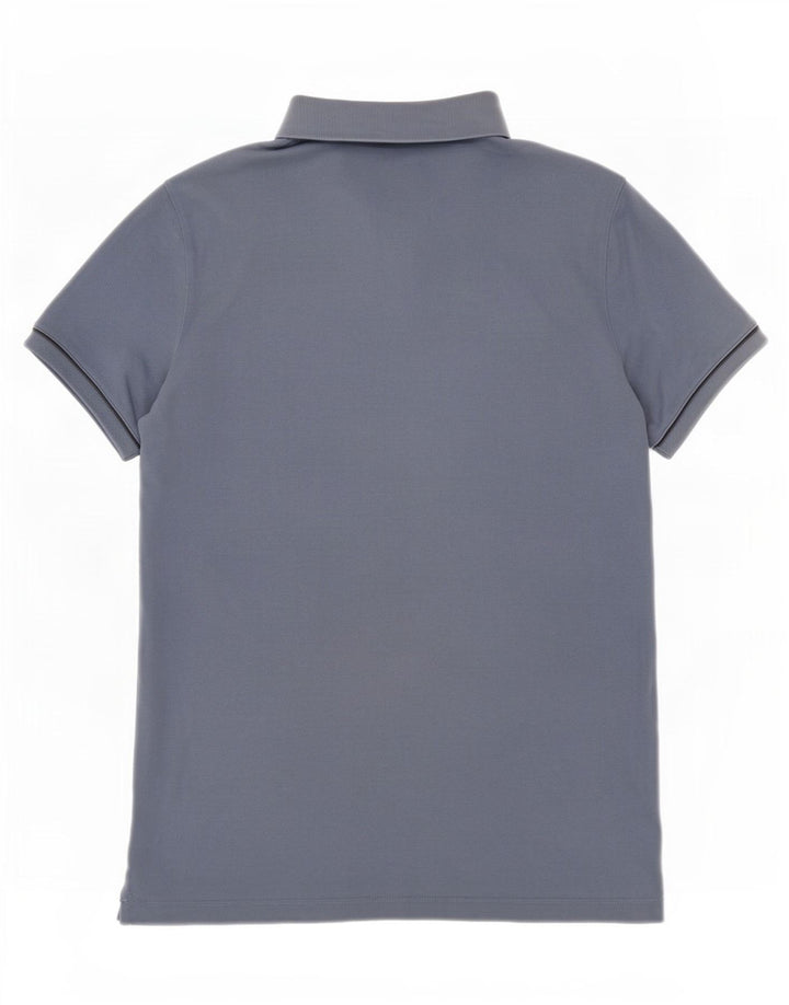Tricou polo Massimo Dutti pentru bărbați, albastru mediu