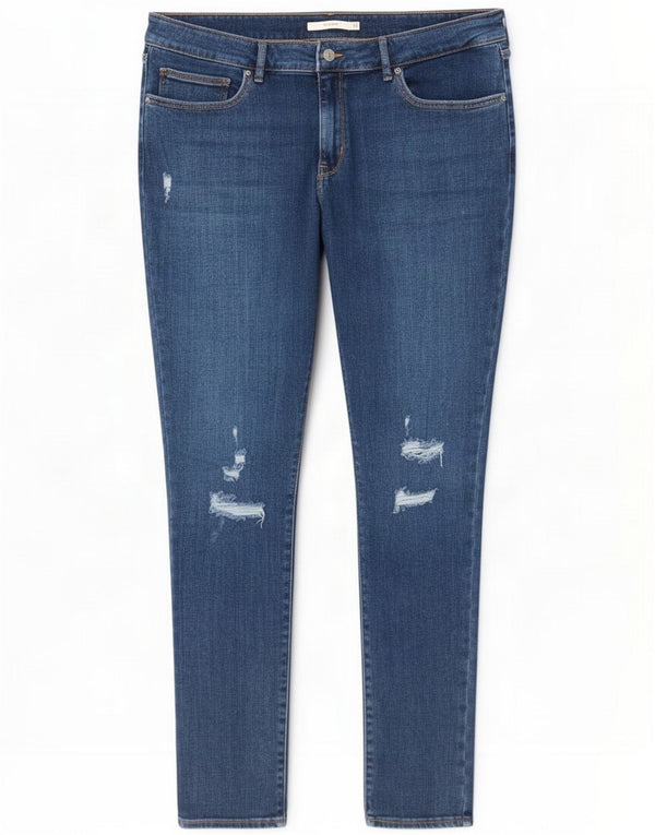 Blagi skinny 711 de la Levi's pentru femei L34 L30 Bumbac albastru
