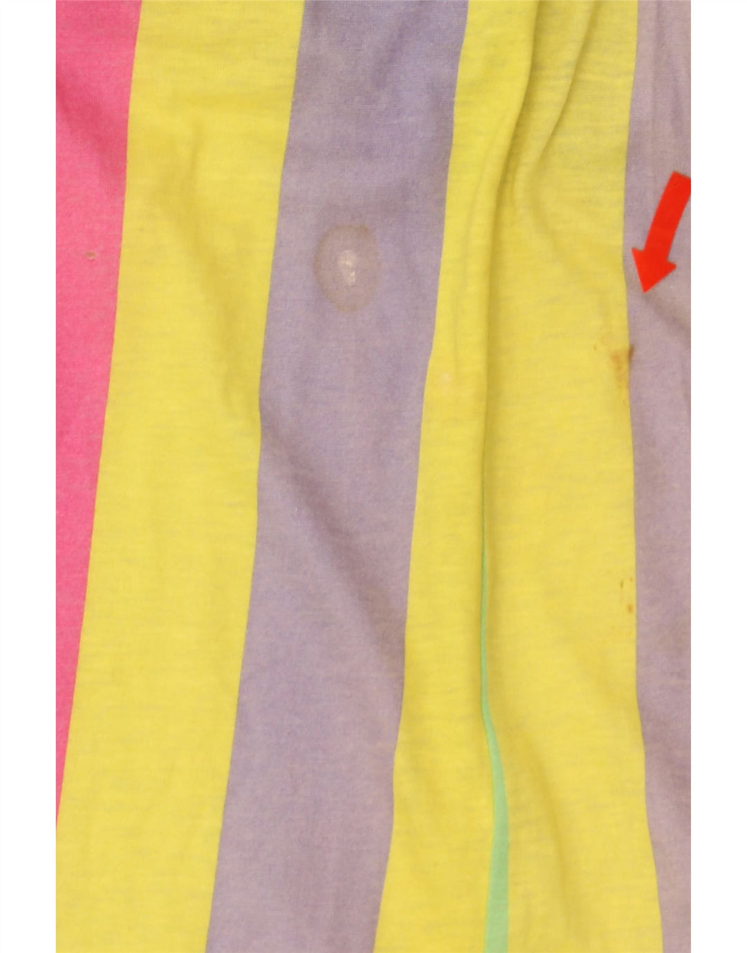 VINTAGE Womens Slip Dress UK 10 Small Multicoloured Striped Vintage Vintage and Second-Hand Vintage from Messina Hembry 