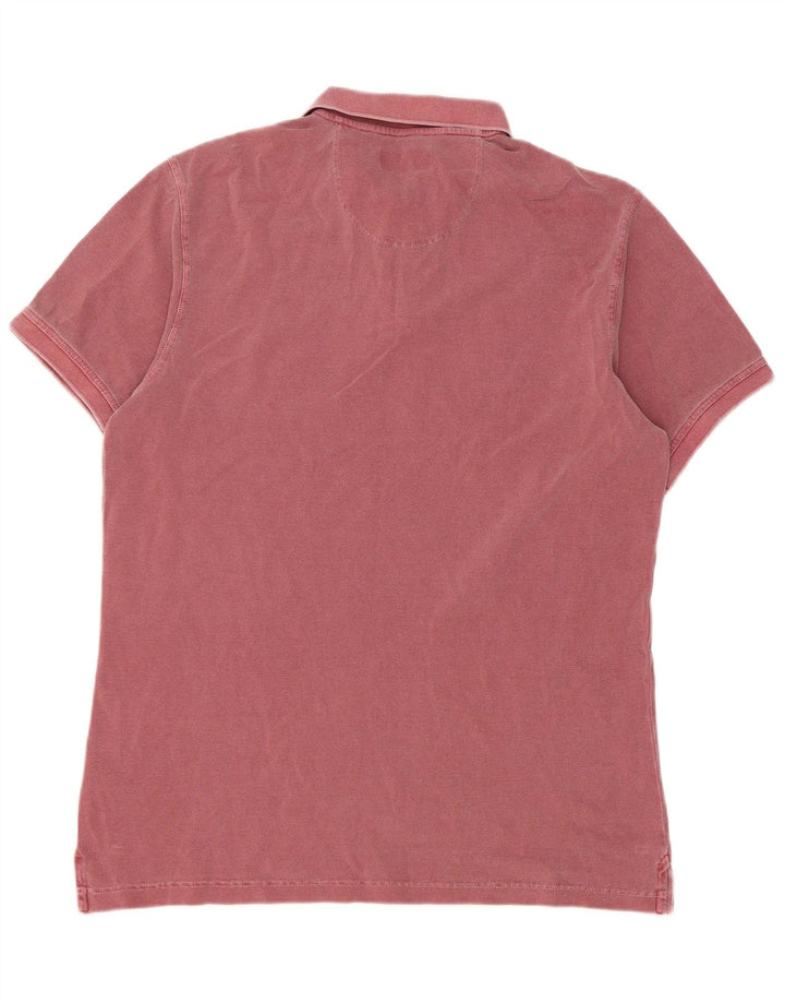 Tricou polo Barbour pentru bărbați, mare, roșu, bumbac