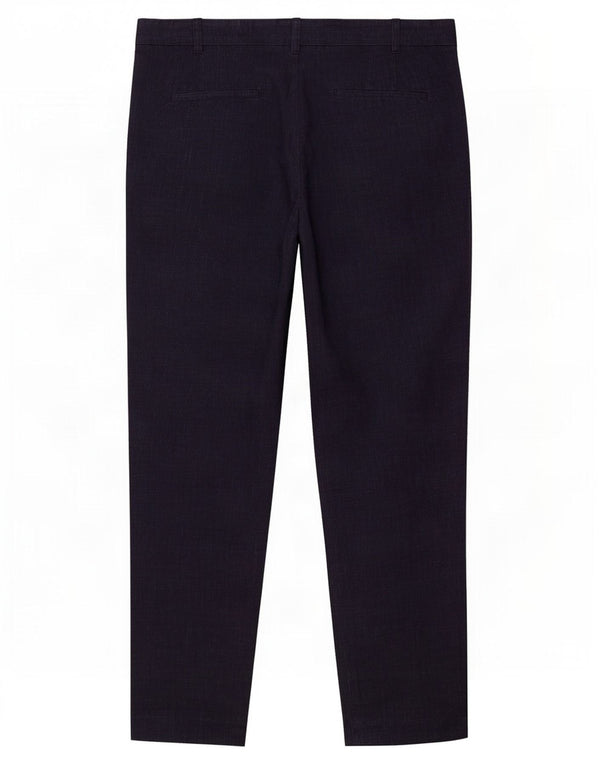 Zara Womens Straight Chino Trousers EU 38 Small W28 L26 Navy Blue