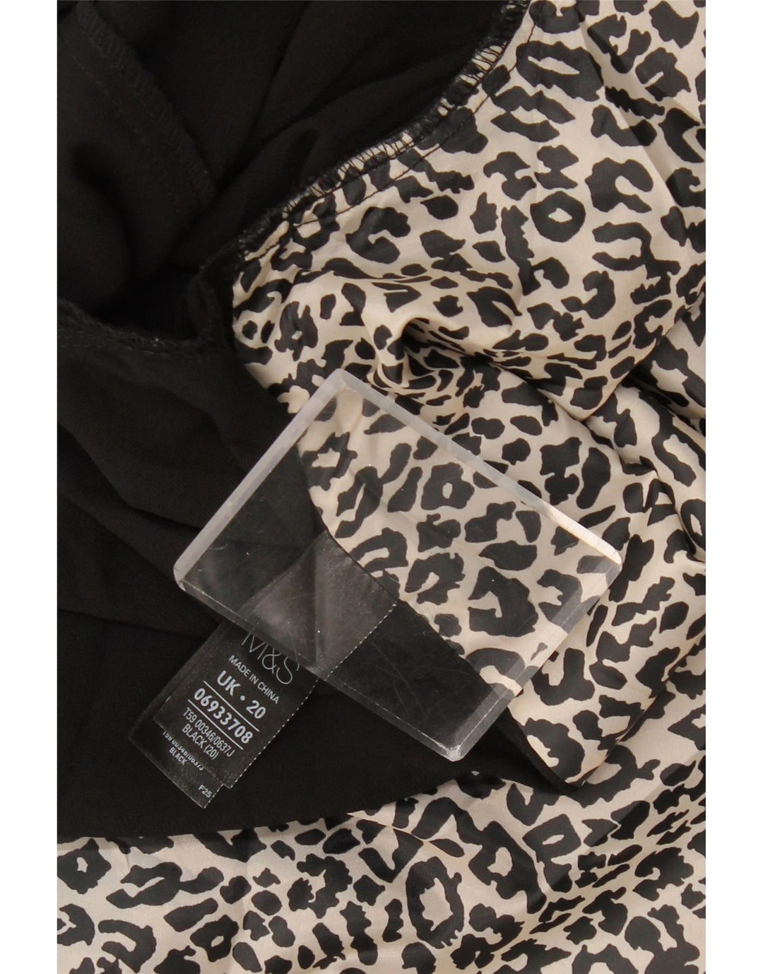 MARKS & SPENCER Jachetă pentru femei cu mâneci 3/4 deschise, UK 20 2XL Negru