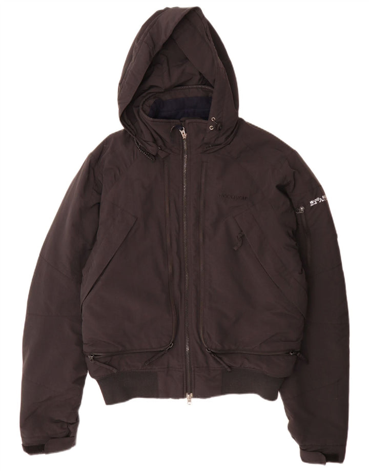 Jachetă bomber căptușită cu glugă pentru bărbați Woolrich UK 38 Medium Black