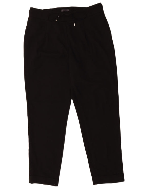 Pantaloni chino pentru femei Marks & Spencer pegged UK 16 Large W34 L29 Black