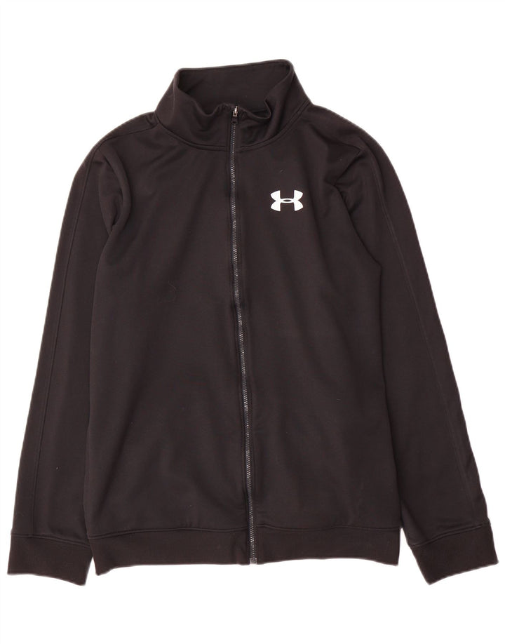 Jachetă de trening pentru băieți Under Armour 13-14 ani XL poliester negru