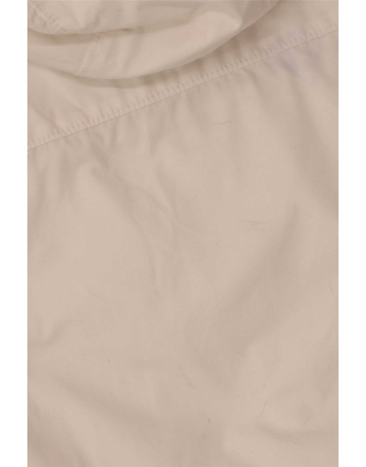 Jachetă Anorak cu glugă Lyle & Scott pentru bărbați UK 38 Poliester alb mediu