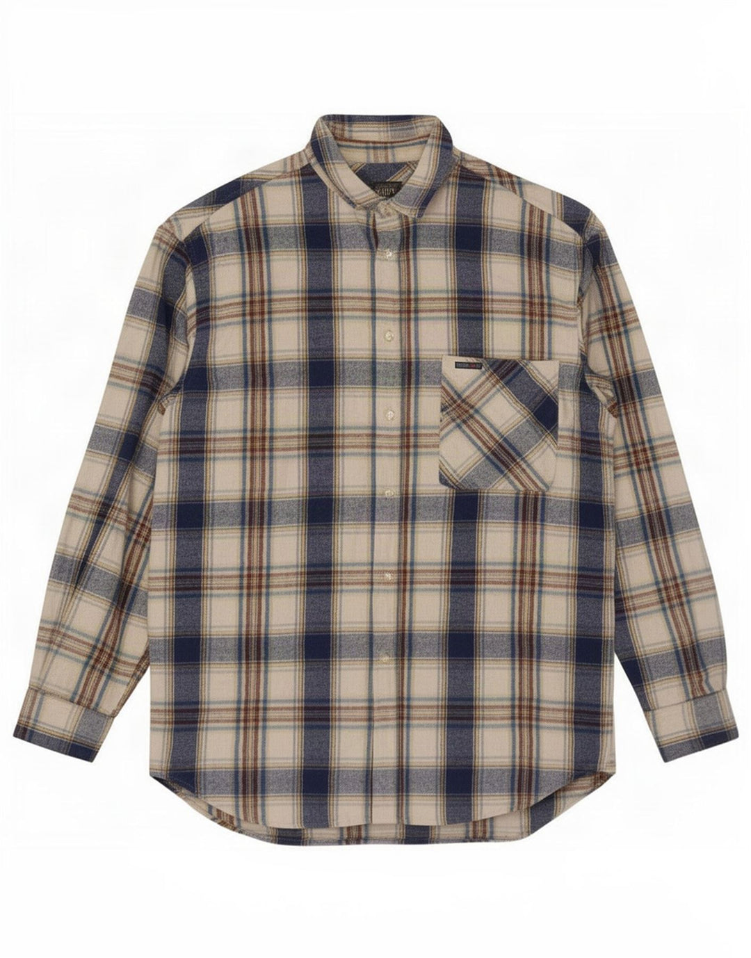 Cămașă de flanel pentru bărbați Think Pink 2XL Blue Check