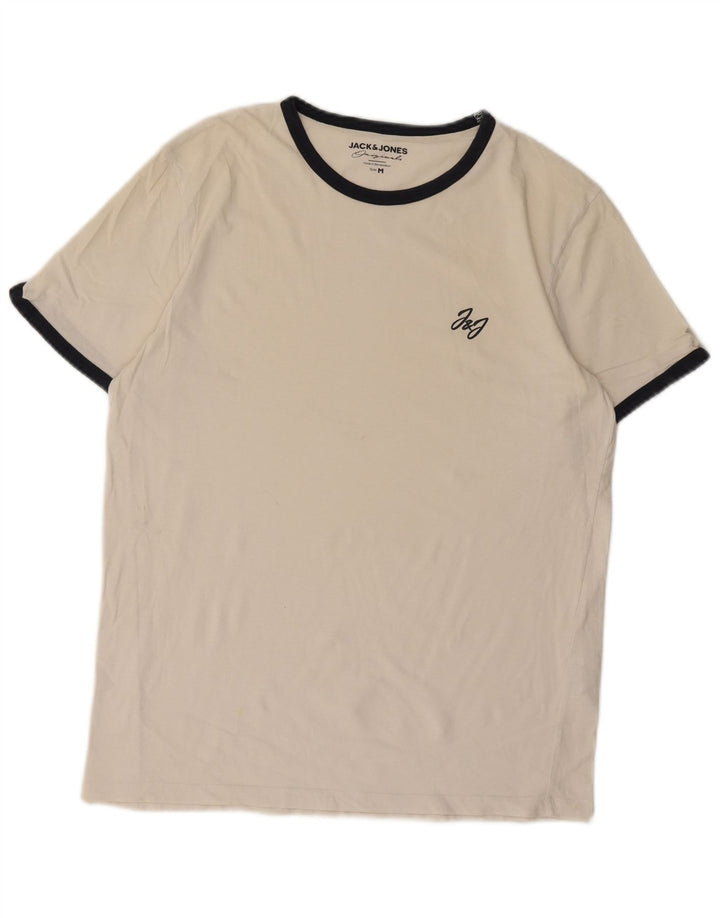 Jack & Jones Tricou Bărbați Top Medium Alb Bumbac