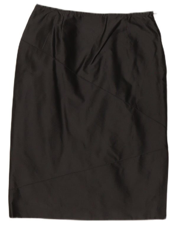 Max & Co. Fusta midi pentru femei UK 10 Small W28 Poliester negru