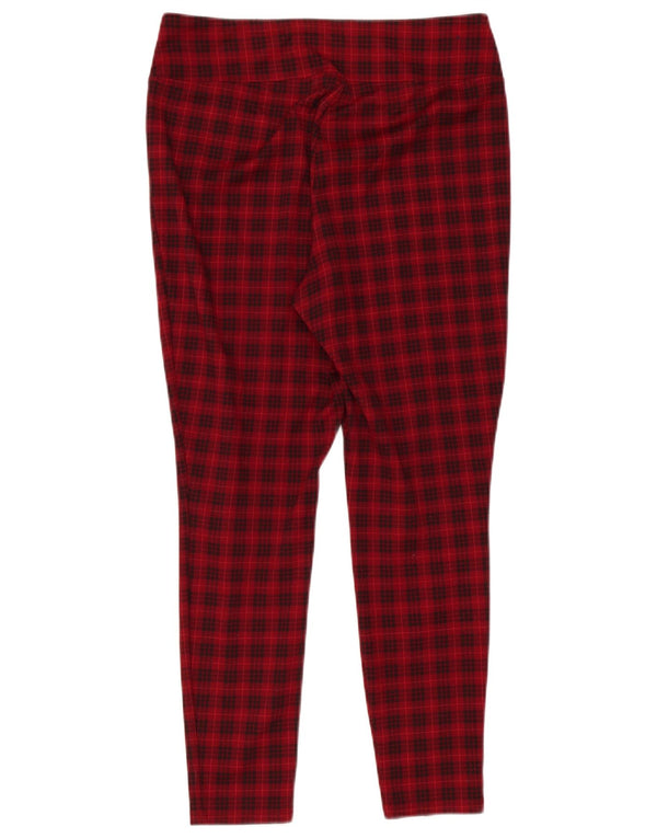 Pantaloni skinny casual pentru femei Gap Medium W30 L26 Red Check