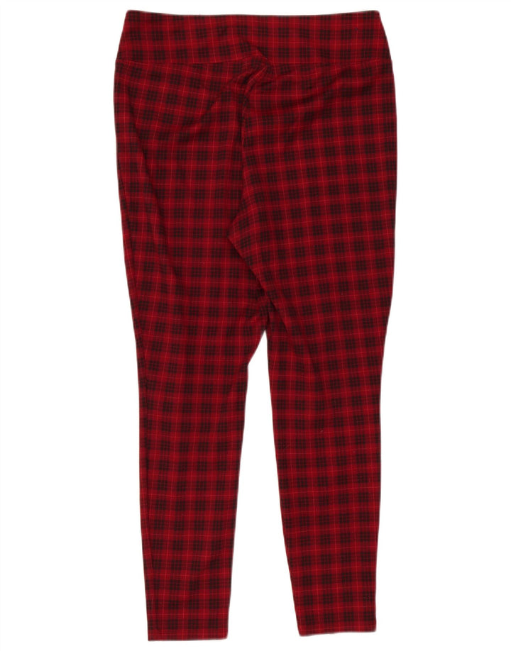 Pantaloni skinny casual pentru femei Gap Medium W30 L26 Red Check