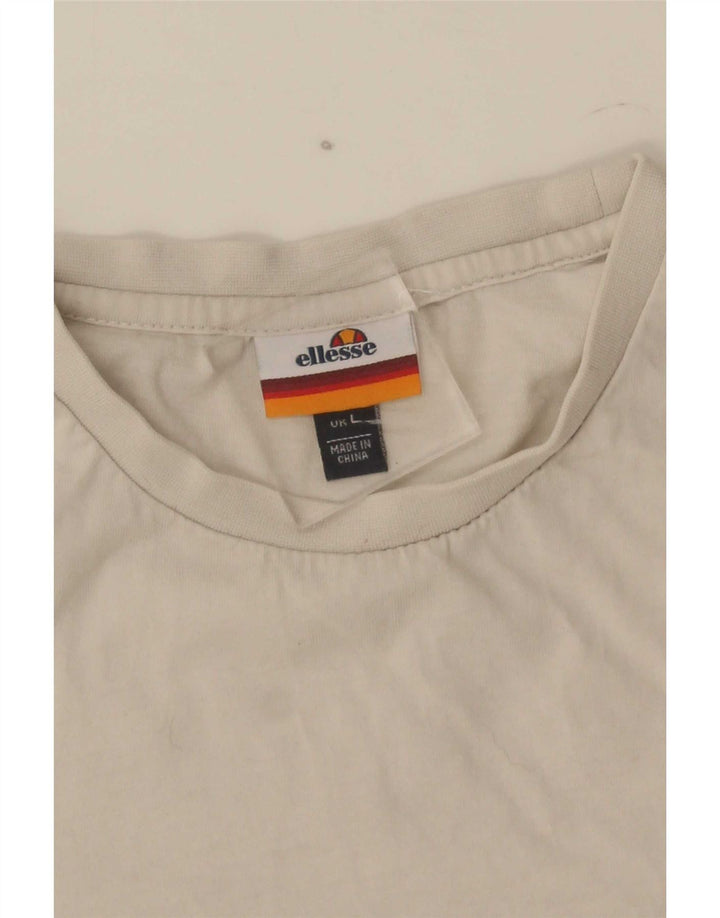Tricou grafic pentru bărbați Ellesse Top mare alb