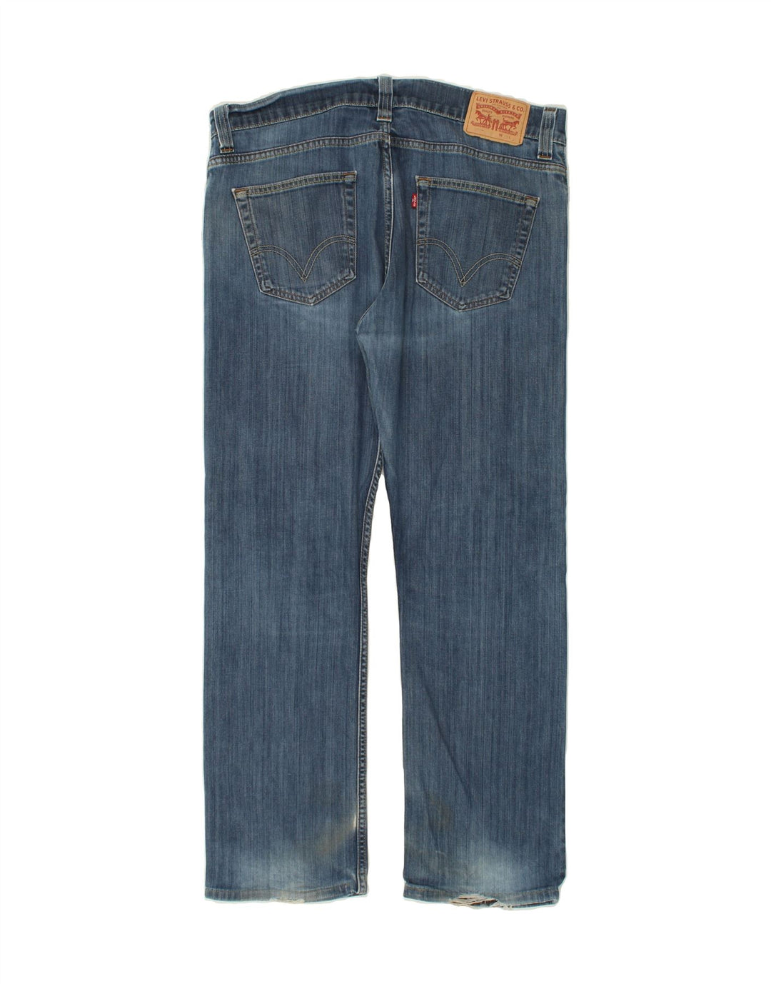 Blugi drepti pentru bărbați LEVI'S W38 L32 Bumbac albastru