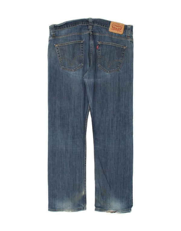 Blugi drepti pentru bărbați LEVI'S W38 L32 Bumbac albastru