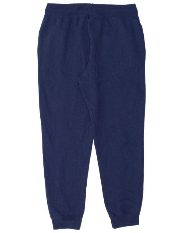 Pantaloni de trening grafic pentru femei CHAMPION Pantaloni de jogging UK 14 Mare bleumarin