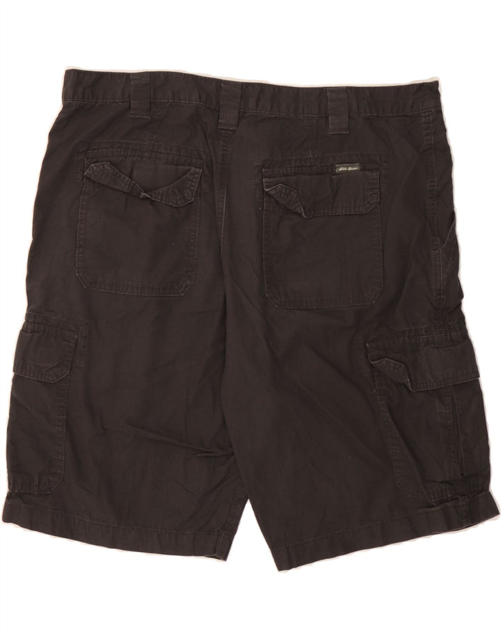 EDDIE BAUER Mens Cargo Shorts W40 XL Black Cotton Vintage Eddie Bauer and Second-Hand Eddie Bauer from Messina Hembry 