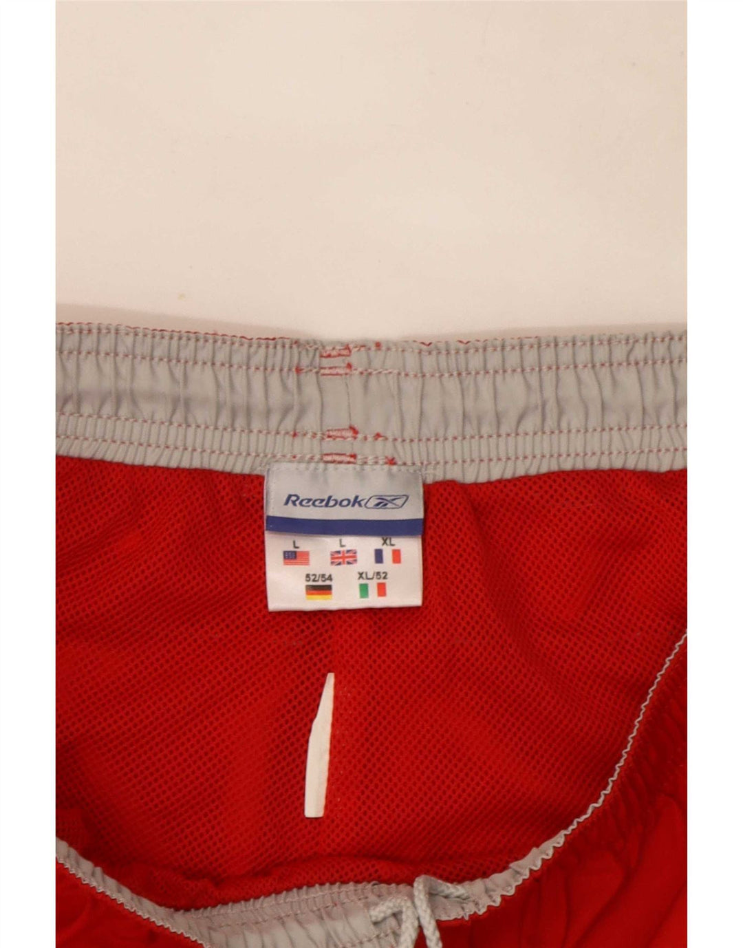 Pantaloni de trening Reebok Capri pentru bărbați, roșii mari