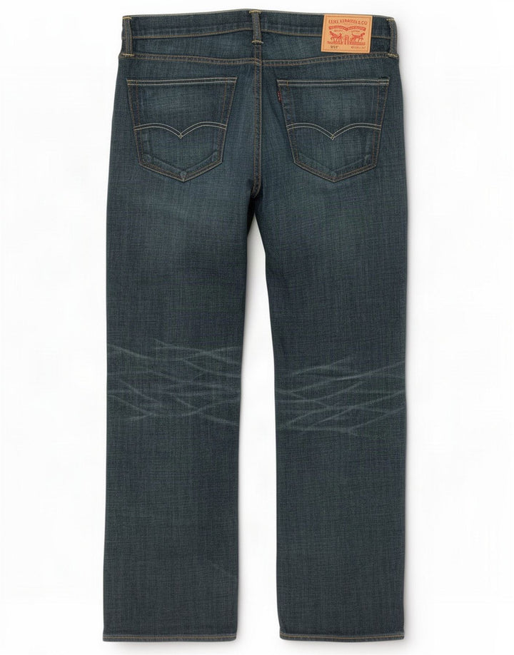 Blagi pentru bărbați Levi's 527 Slim Bootcut W36 L32 Blue Cotton