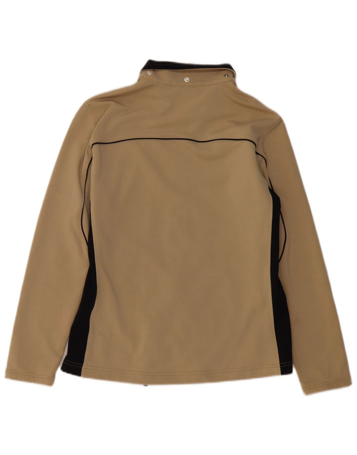 Jachetă de trening pentru femei ASICS UK 14, mare, bej, bloc de culoare