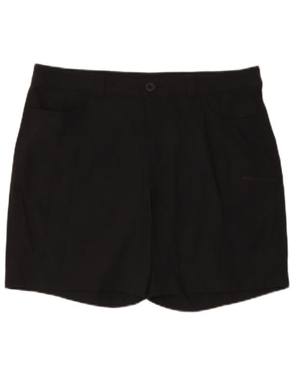 Pantaloni scurti cargo cu talie înaltă pentru femei Eddie Bauer US 14 XL W36 Nylon negru