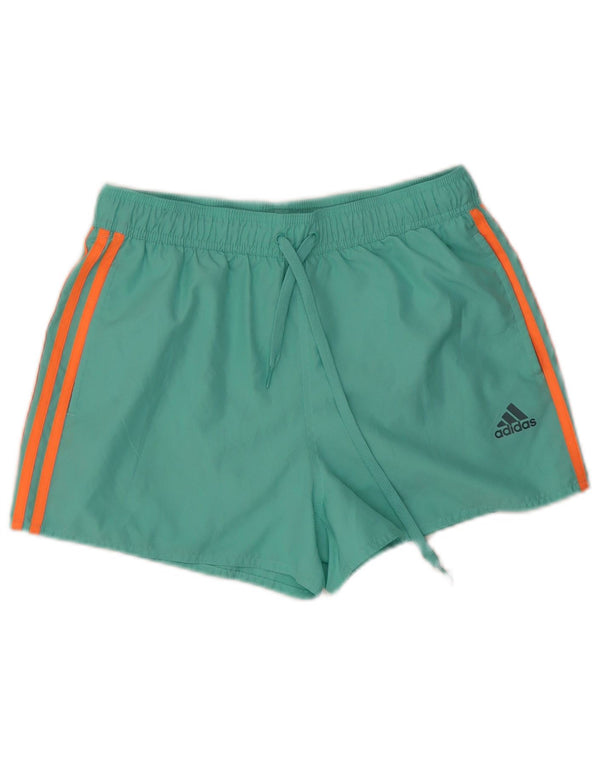 Pantaloni scurți sport pentru femei Primegreen Adidas UK 12 Poliester verde mediu