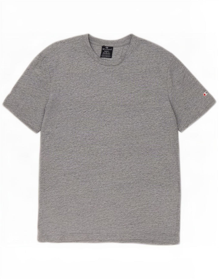 Tricou pentru bărbați Champion Top mic, gri, bumbac cu pete