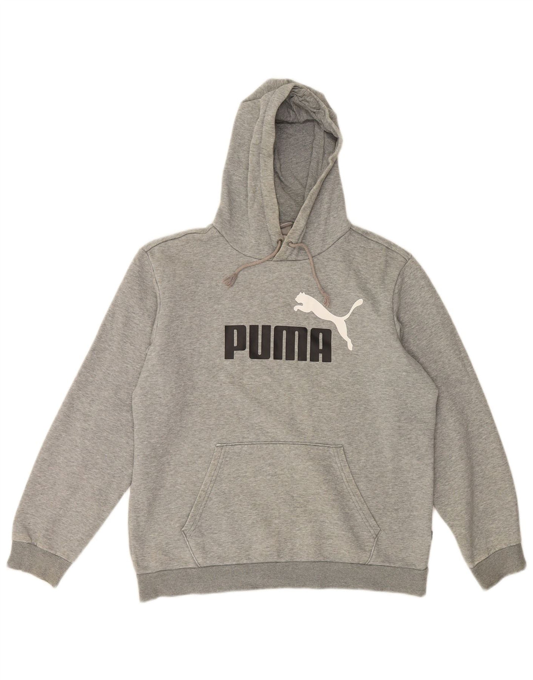 Pulover pentru bărbați Puma Graphic Hoodie, bumbac, gri mediu