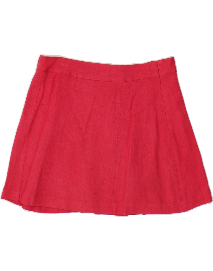 VINTAGE Womens Mini Skirt W30 Medium Red Vintage Vintage and Second-Hand Vintage from Messina Hembry 