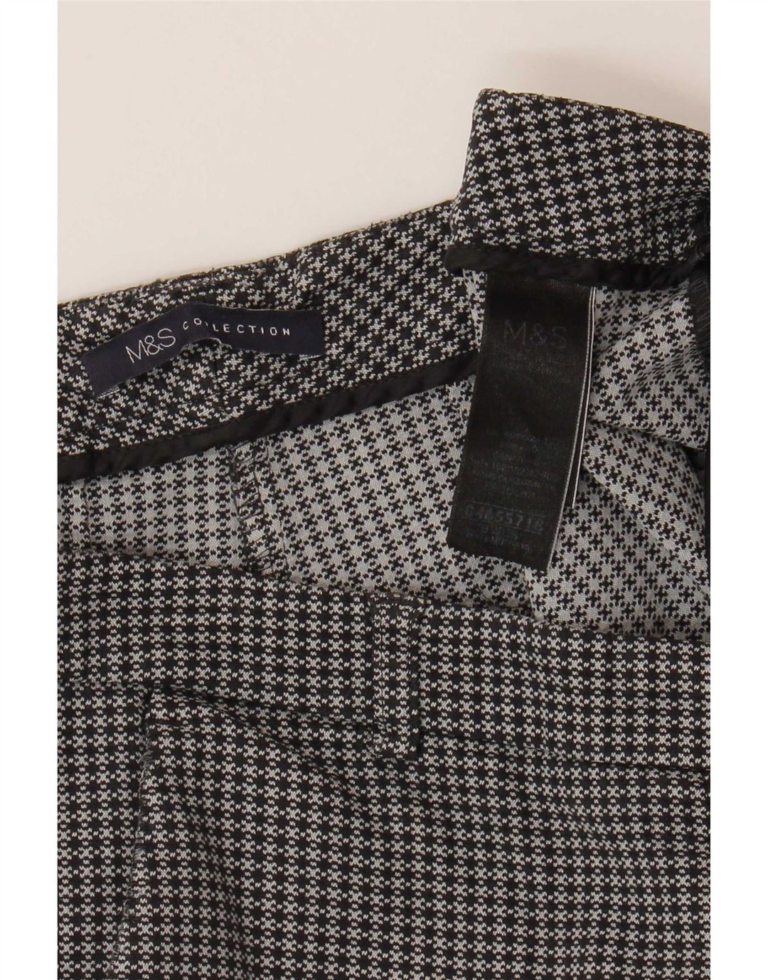 Pantaloni tăiați pentru femei Marks & Spencer UK 12 Medium W32 L25 Gri