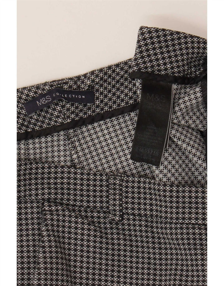 Pantaloni tăiați pentru femei Marks & Spencer UK 12 Medium W32 L25 Gri