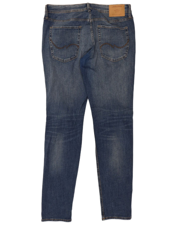 Blugi skinny pentru bărbați Jack & Jones W36 L34 Bumbac albastru