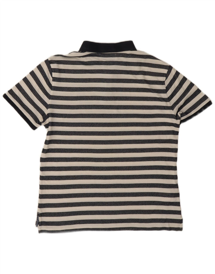 Tricou polo pentru bărbați Penguin, mare, din bumbac cu dungi, albastru bleumarin