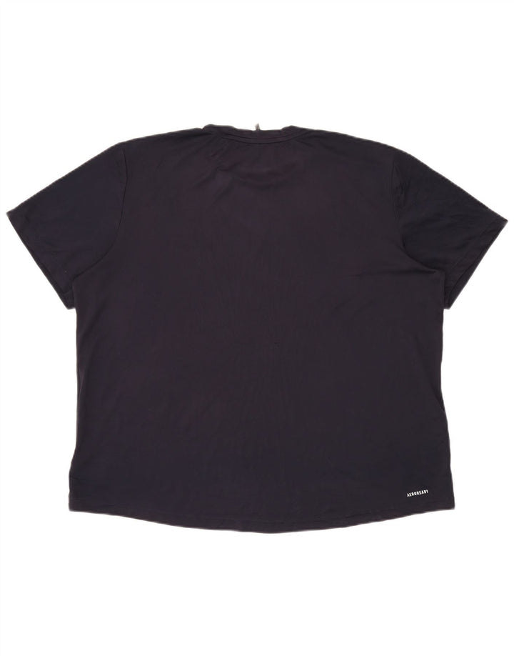 Tricou ADIDAS Aeroready pentru bărbați, XL, poliester bleumarin