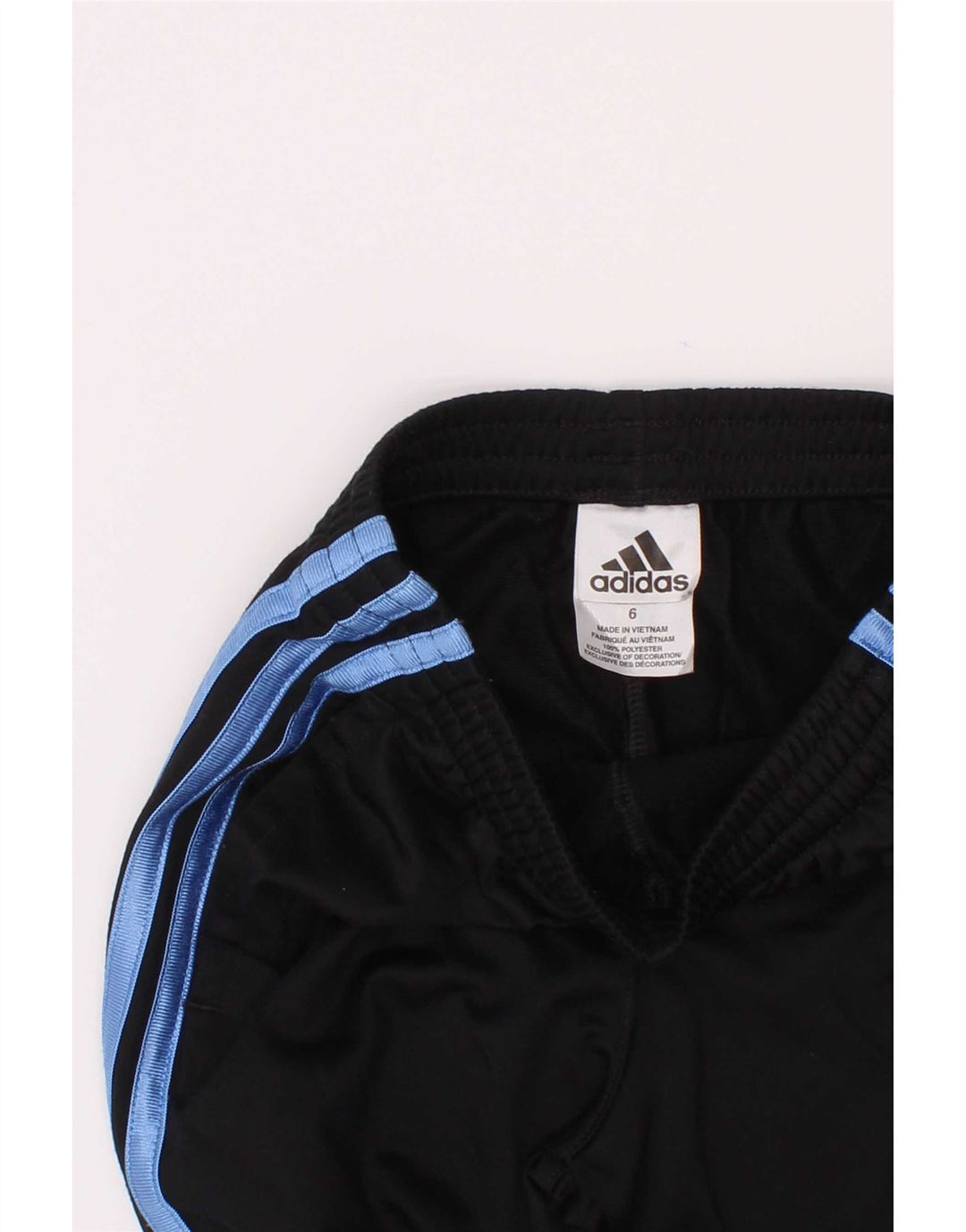 Pantaloni de trening Adidas baieti 5-6 ani poliester negru