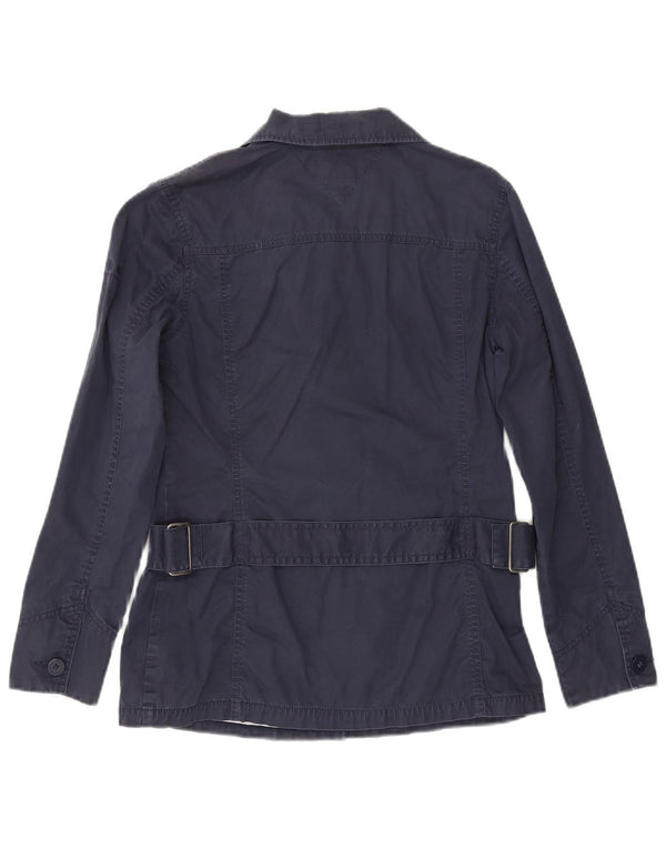 Jachetă militară Tommy Hilfiger pentru femei UK 14 Medium Bluemarin Bumbac