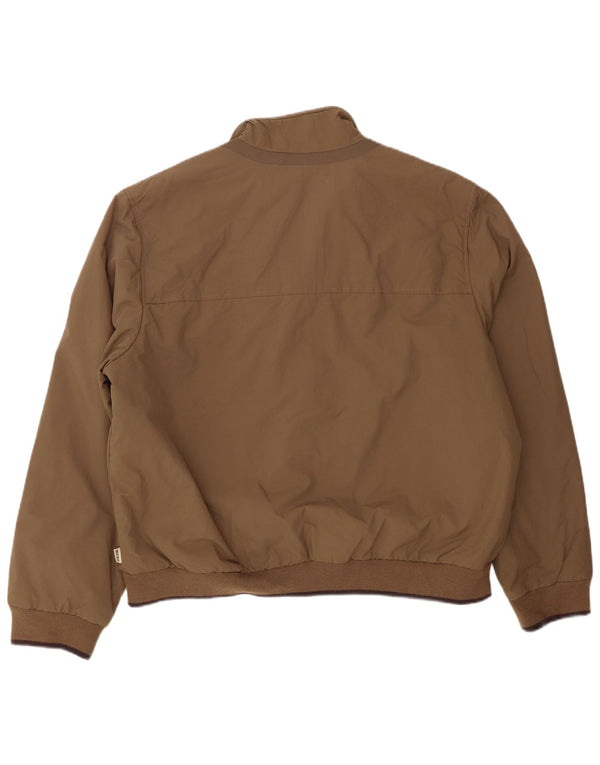 Geacă Bomber pentru bărbați Geox Respira UK 48 4XL Maro Nylon