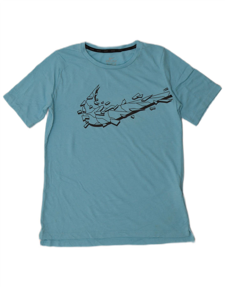 Tricou grafic Nike pentru băieți Top 13-14 ani XL Albastru Poliester