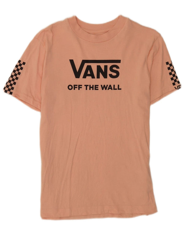 Tricou grafic Vans pentru femei Top UK 12 Medium Pink Bumbac